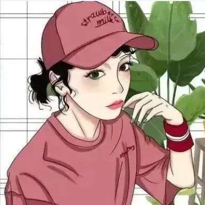 手绘高冷女生个性头像(24张)