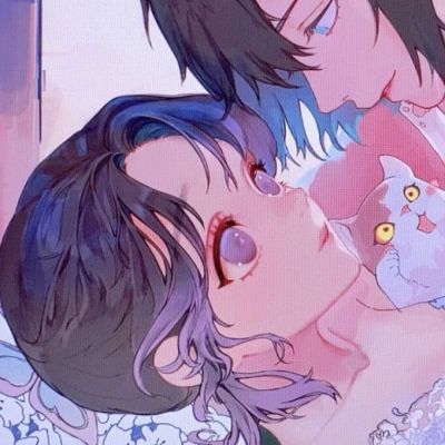 好看的动漫情侣头像图片一男一女真人(精选24张)