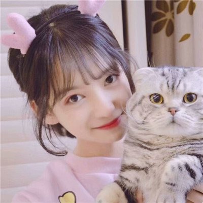 女头带宠物头像(24张)