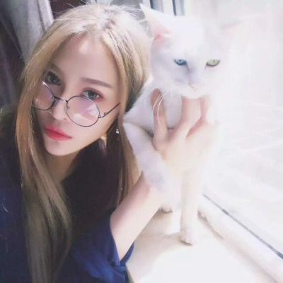 女头带宠物头像(24张)