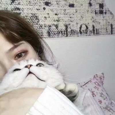 女头带宠物头像(24张)