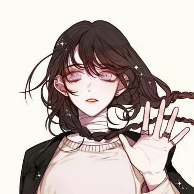 女人最适合的抖音漫画头像(精选28张)