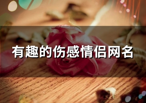 有趣的伤感情侣网名(精选88个)