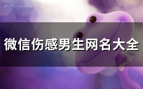 微信伤感男生网名大全(96个)