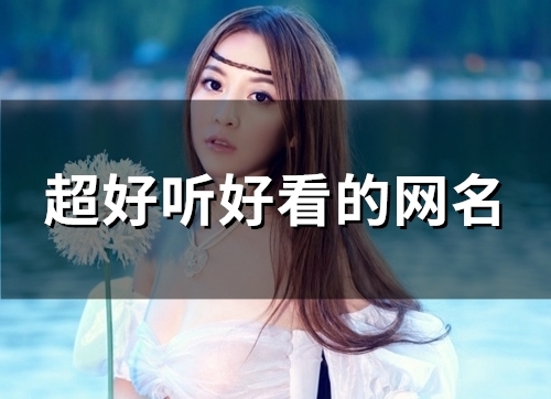 超好听好看的网名(精选125个)
