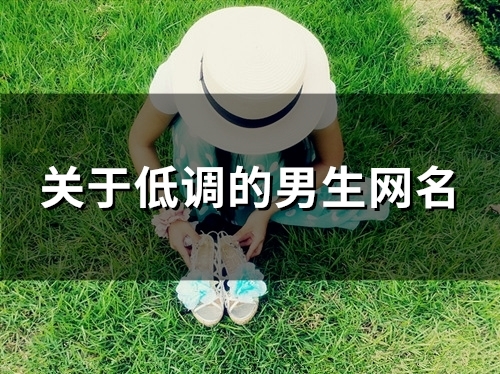 关于低调的男生网名(精选132个)