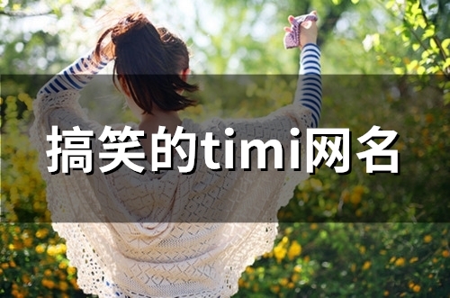 搞笑的timi网名(精选120个)
