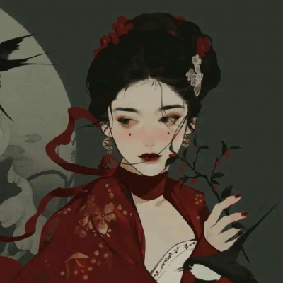 伤感女生古风头像(24张)