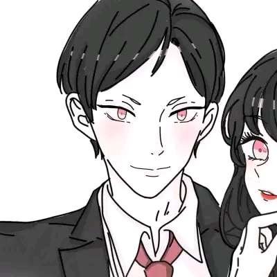 高清二次元黑暗系情侣头像一对两张(20张)