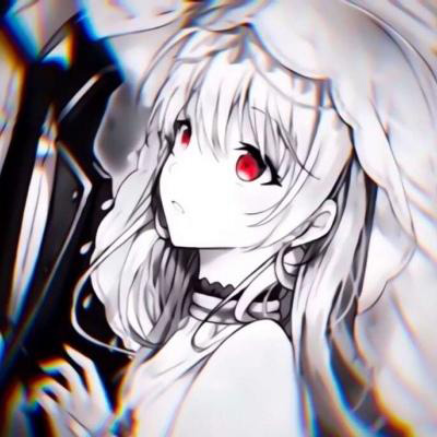 高清二次元黑暗系情侣头像一对两张(20张)