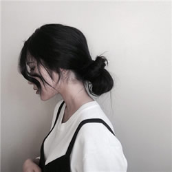 女生个性好看的侧脸扣扣头像(16张)