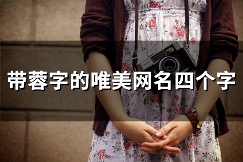 带蓉字的唯美网名(94个)