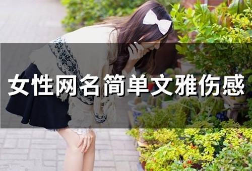 女性网名简单文雅伤感(共197个)