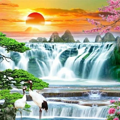 2023年最好旺财山水风景头像(共20张)