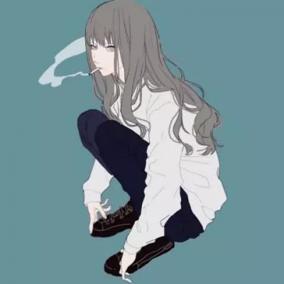 高冷成熟御姐头像背影图片二次元(共18张)