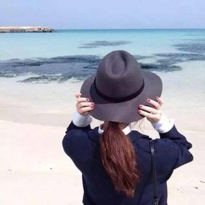 qq头像海边唯美背影女生图片(优选18张)