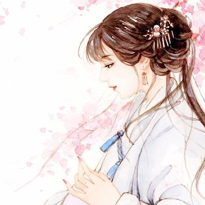 唯美手绘古风美女头像大全(精选18张)