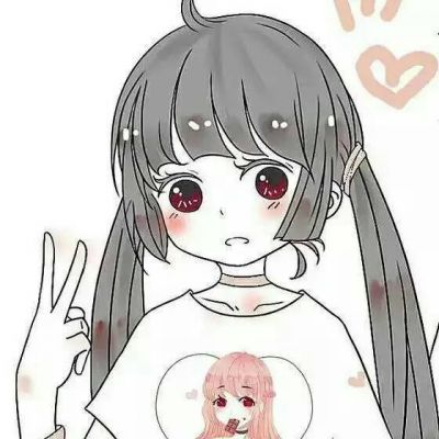 卡通情侣头像呆萌一对图片大全(优选20张)