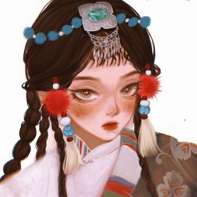 唯美意境手绘女生头像(共22张)