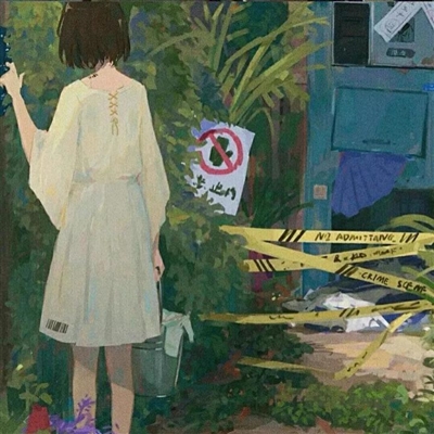 清新绿色森系女生头像二次元(18张)