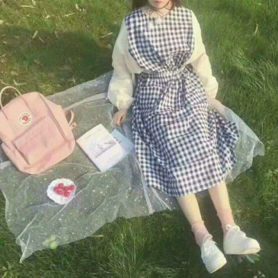 绿色系小清新女生头像(共20张)