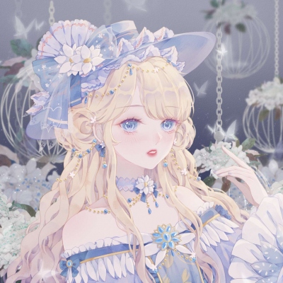 小清新唯美动漫女头像高清(18张)