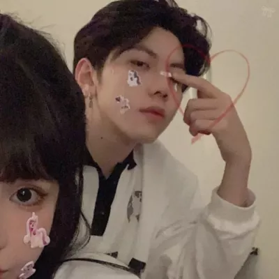 高冷情侣头像一男一女真人(精选16张)