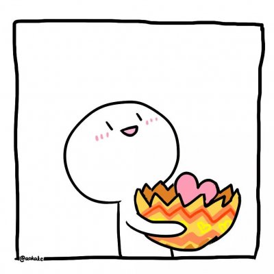 高清简笔画情侣头像可爱萌图片(20张)