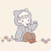 高清好看的情头一男一女卡通可爱图片(14张)