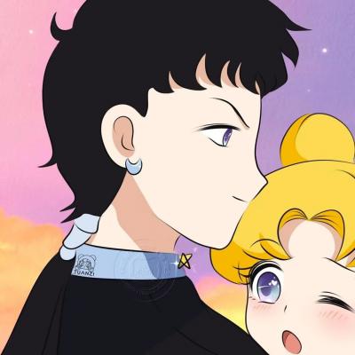 又酷又甜的情侣头像动漫(精选18张)