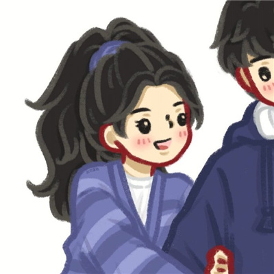 又酷又甜的情侣头像动漫(精选18张)