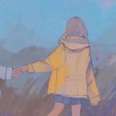 高清二次元甜甜的情头(精选18张)