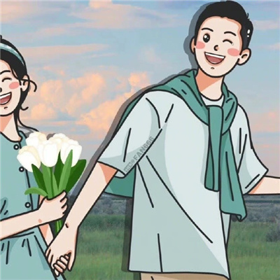 超幸福的双人甜甜的情头动漫(精选18张)