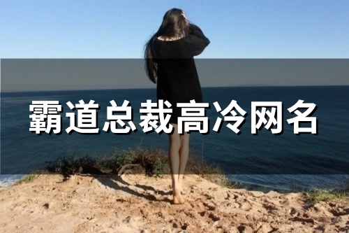 霸道总裁高冷网名(80个)