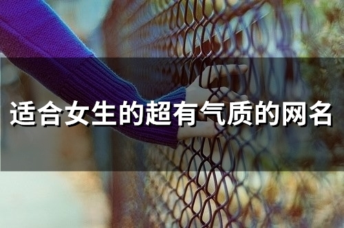 适合女生的超有气质的网名(优选97个) 适合女生的超有气质的网名(优选97个)