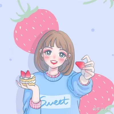 耐看型的女生头像卡通简单(精选20张)