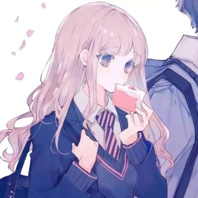 很精致很甜的动漫情头(精选18张)