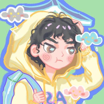 卡通情头超萌一男一女图片(优选16张)