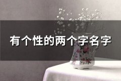 有个性的两个字名字(98个)