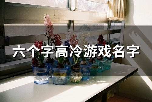 六个字高冷游戏名字(优选90个)