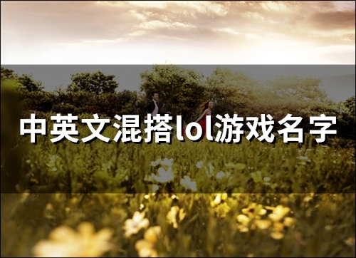 中英文混搭lol游戏名字(精选72个)