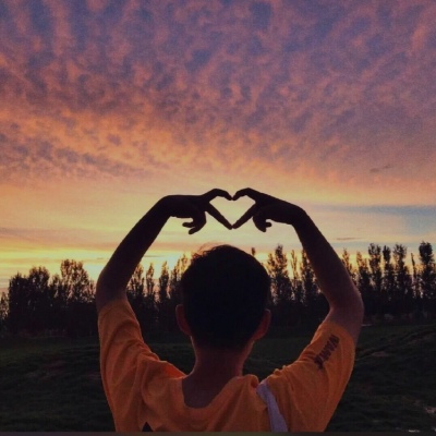 真人背影情头一男一女两张(16张)