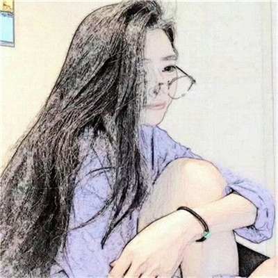 唯美好看的女生素描头像图片大全(精选16张)