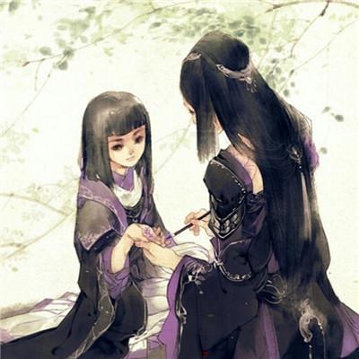 有诗意的古风情侣头像图片(共18张)