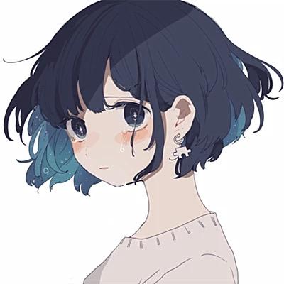 二次元呆萌少女头像(优选24张)