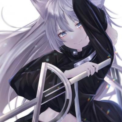 二次元呆萌少女头像(优选24张)