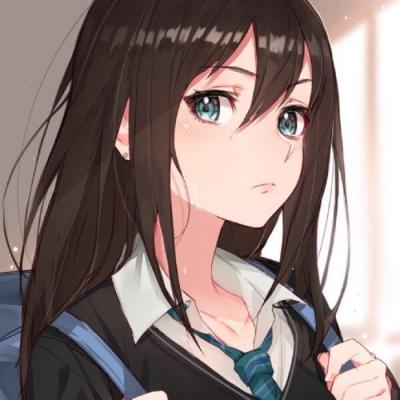 二次元呆萌少女头像(优选24张)