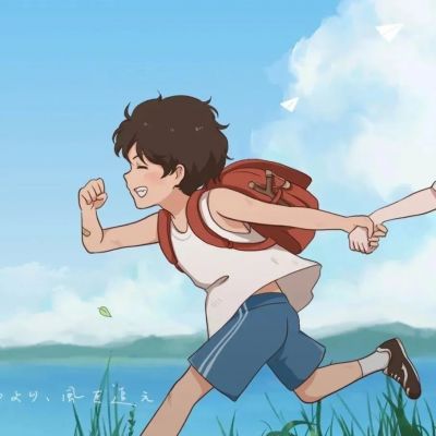 情侣动漫一男一女情头(优选18张)