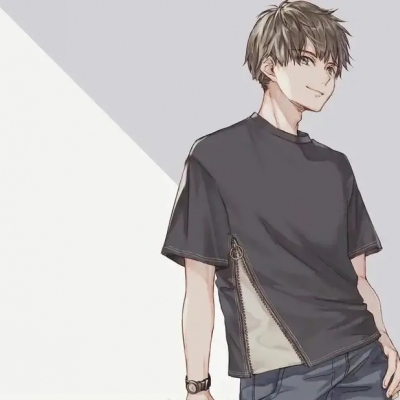 情侣动漫一男一女情头(优选18张)