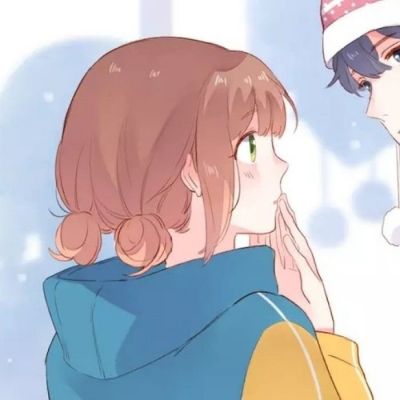 不明显的情侣头像动漫一男一女(16张)